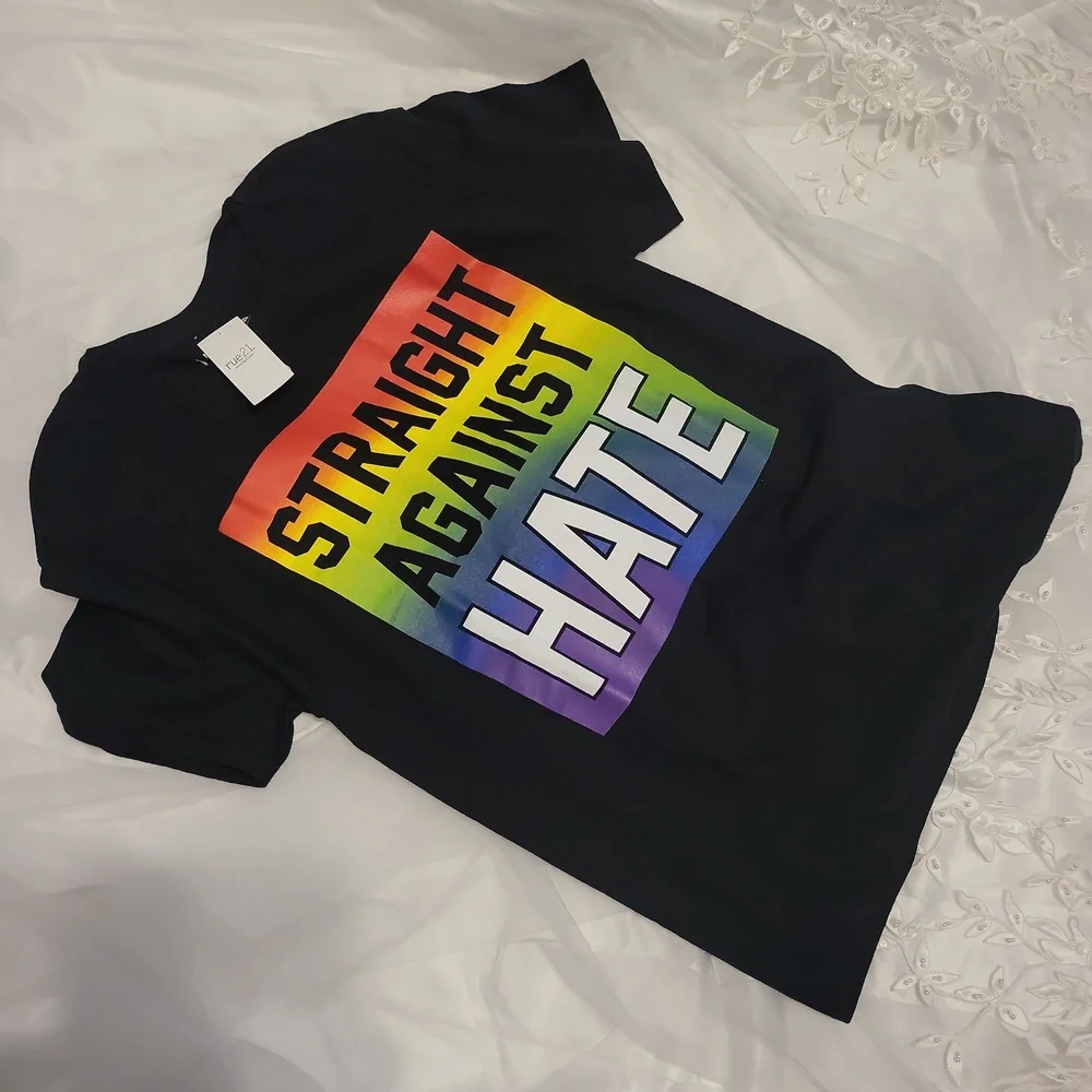 Straight Against Hate Tee Shirt - Picture 4 of 4